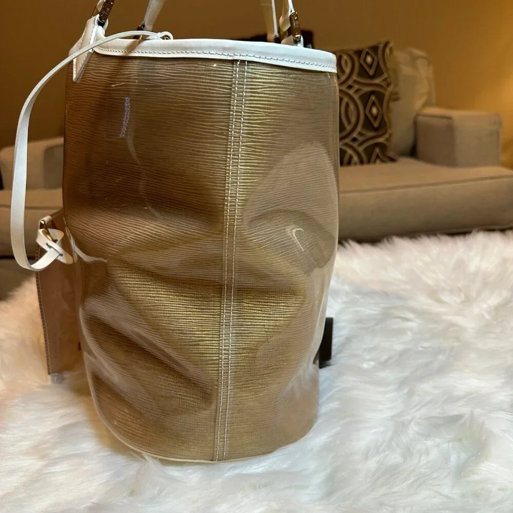❌SOLD❌Authentic Louis Vuitton Large Epi Plage Lagoon Bay GM Tote w/ Pochette - Picture 5 of 17